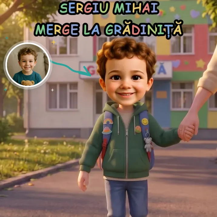 Prima zi de grădiniță