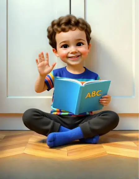 Personaj de carte creat din fotografia copilului