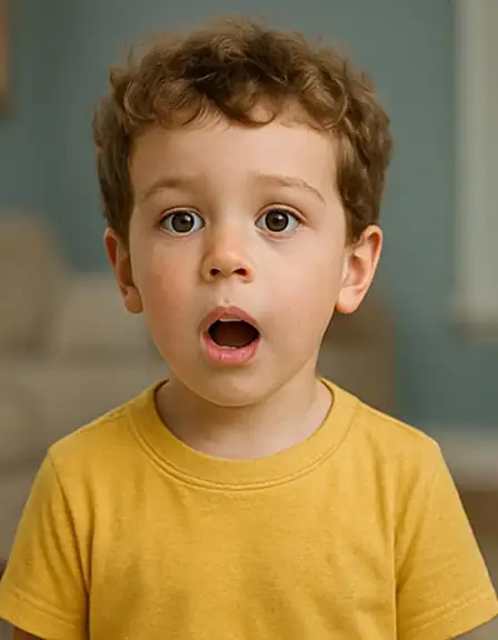 Fotografie copil înainte de personalizare