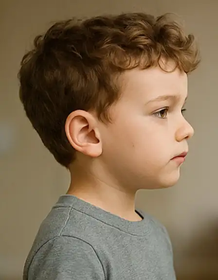 Fotografie copil înainte de personalizare