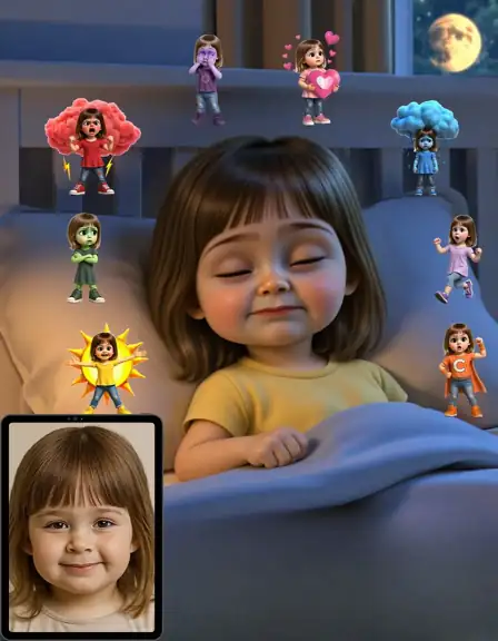 Transformare din fotografie reală în personaj de poveste